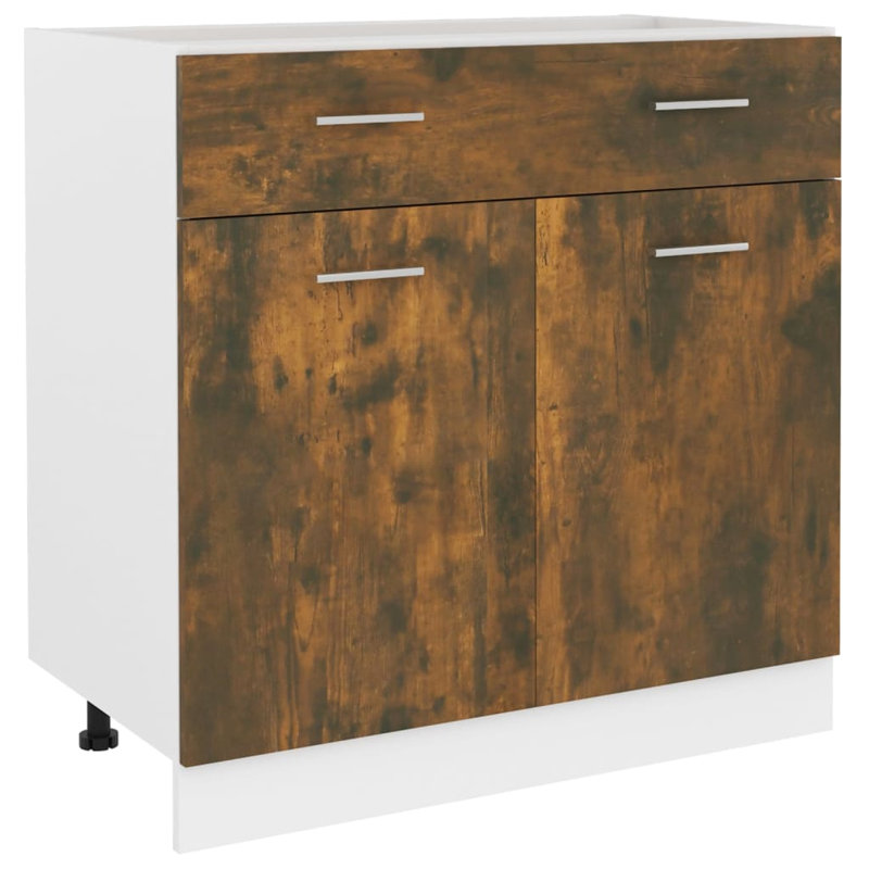 Kiros Drawer Bottom Cabinet Lyon 80x46x81.5 cm Engineered Wood, Oak