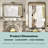 Brayner Bathroom Vanity Mirror Metal Wall Mirror Accent Mirror-1247329643-1247329632
