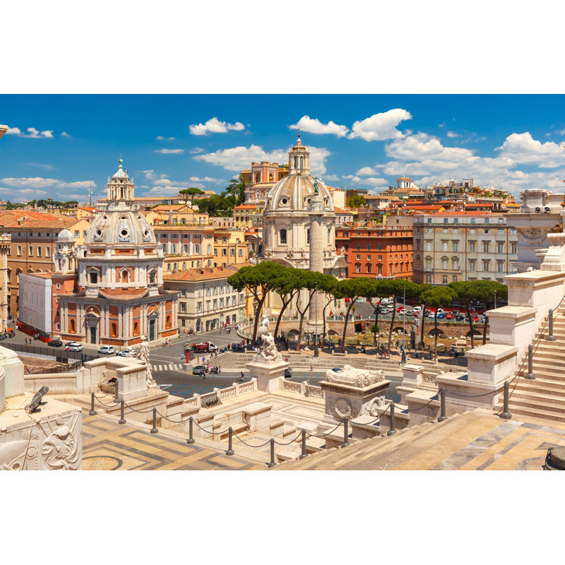 Fernandina Ancient Trajan Forum, Italy - Wrapped Canvas Print, 81cm H x 122cm W x 3.8cm D