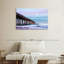 Plein lune au-dessus de Scripps Pier-2057280325
