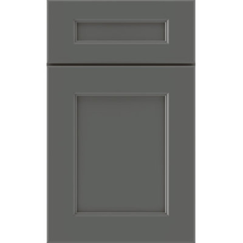 Échantillon de porte Dington, Gris cape, Painted Hardwood