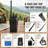 Long Range 16-Channel UHF Two-Way Walkie Talkies with Earpieces, Pack of 6