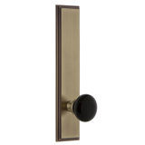 Grandeur Carré Tall Plate Passage with Coventry Door Knob