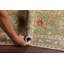Tapis persan Kashan délavé surteint teint à la main 8 x 12