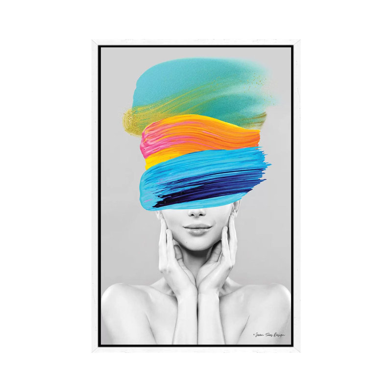Beauty In Colors by Seven Trees Design - Gallery-Wrapped Canvas Giclée on Canvas, White Framed, 66.04 cm H x 45.72 cm W