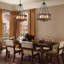 4-Light Drum Farmhouse Dining Room Chandelier