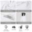 Ensemble de serviettes de bain 4 pièces Indigo, rayonne de bambou et coton, serviettes éponge-65084531