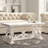 Emersyn 46" Solid Wood Distressed Scrollwork Coffee Table