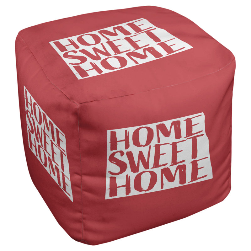 Repose-pieds cube north dakota the home, Rouge