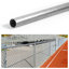 Rail supérieur de clôture 1-5 / 8 po, tuyau galvanisé de 10 pi pour la clôture à maillons de chaîne, pièces de maillon de chaîne, quincaillerie, accessoires, simple