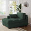 Chaise longue rembourrée avec coussin et pieds en bois massif l 42 po Stoneville-1142525853-1241533995