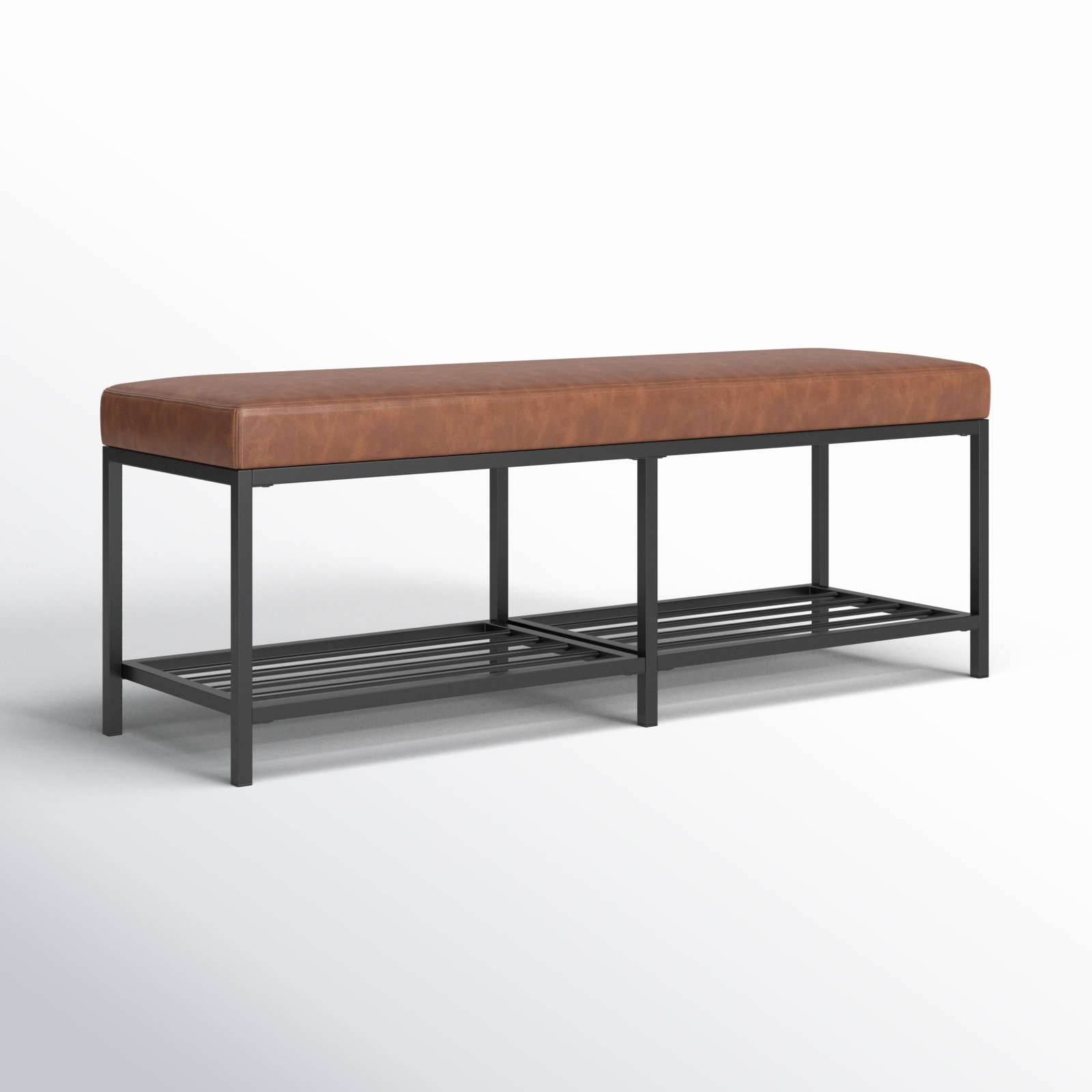 Dyer Storage Bench, Brown