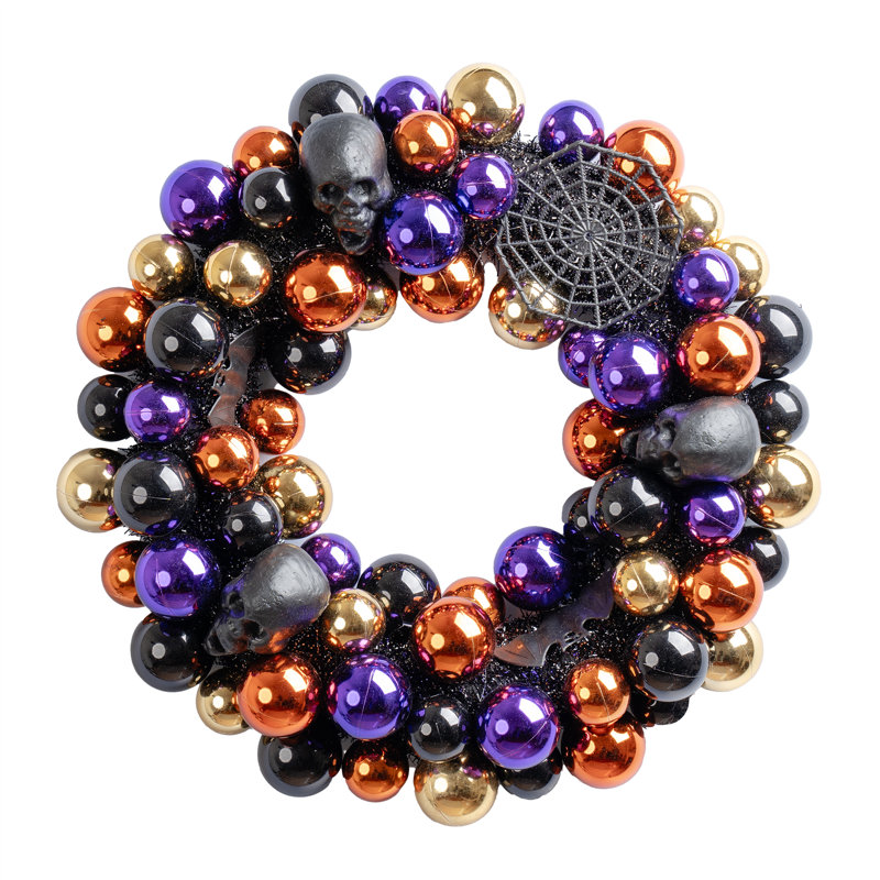 45cm Halloween Bauble Wreath