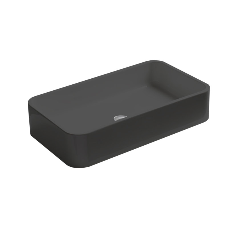 Cosa 31.5'' L Bathroom Sink, Matte Black