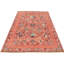 Tapis oriental tribal moderne à motif floral 4 x 6 de conception unique Coral