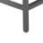 Tommy Hilfiger Hayworth Side Table, Mirrored Storage Drawer with Wood Overlay, Wooden Frame, Metal Base, Ideal for Small Spaces, EndTable, BedsideTable, Nightstand for Living Room or Bedroom, Ash Gray