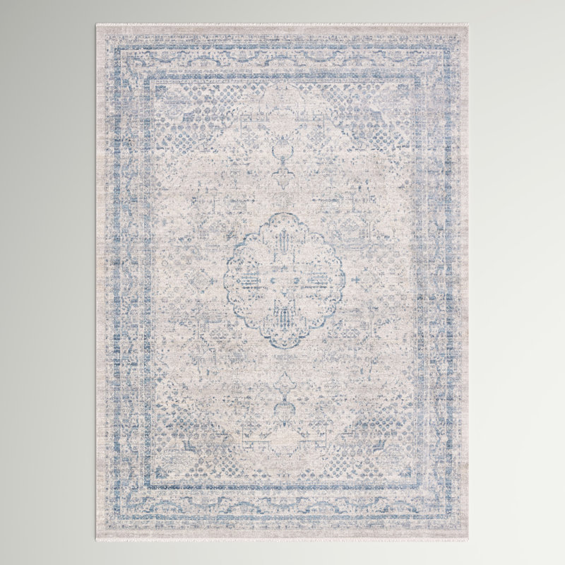 Floral Indoor Rug, Rectangle 4'1" x 5'7"
