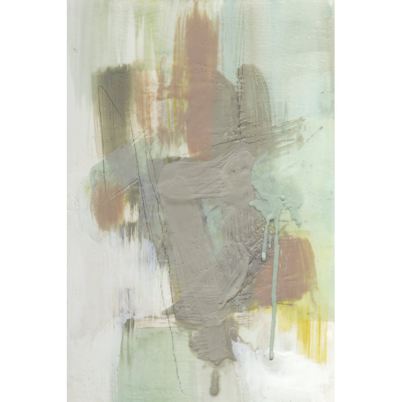 Retro Splash III by Jennifer Goldberger - Wrapped Canvas Painting, 46cm H x 30cm W