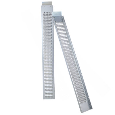 77" L Loading Ramps, 960Lbs Capacity Loading Ramps For Pickup Trucks, Steel Motorcycle Ramp, Dirt Bike Ramp For Truck, Lawn Mower, Snowblower, ATV, Quad, Pack Of 2 ,With 4Pcs Pedal