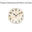 Décoration murale en marbre beige tourbillon 12 po x 12 po