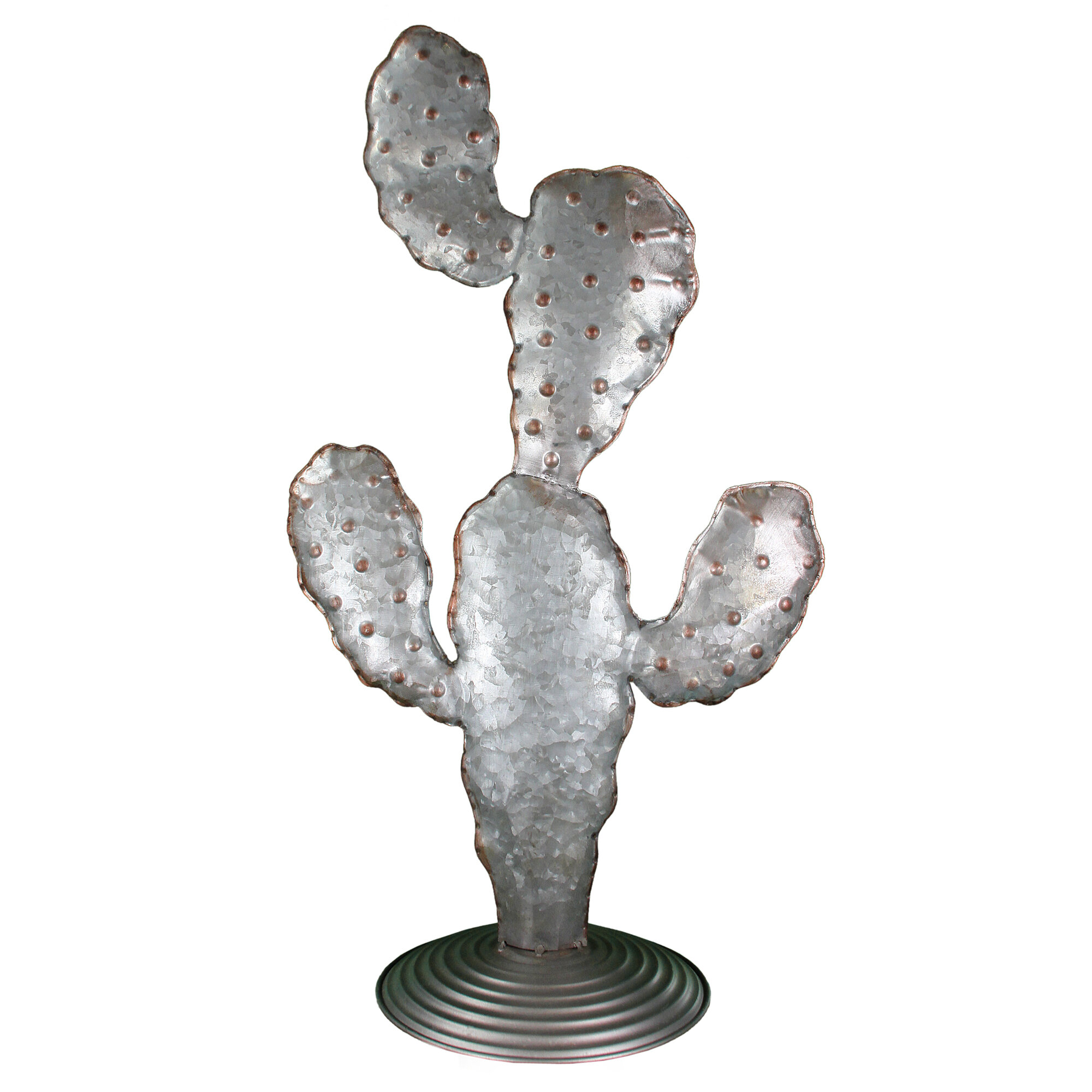 outdoor metal cactus sculptures