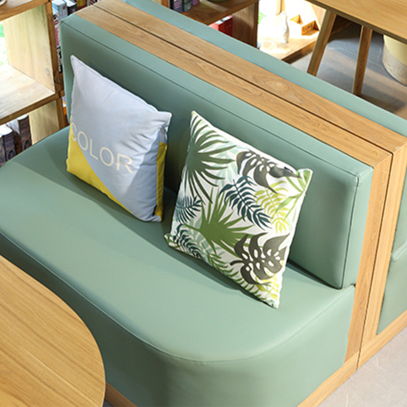 Banc rembourré Nordic Simple Cafe, Vert