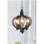 Luminaire suspendu de style lustre en bois de ferme 6 lumières avec chaîne réglable pour le vestibule du salon, ampoule non incluse