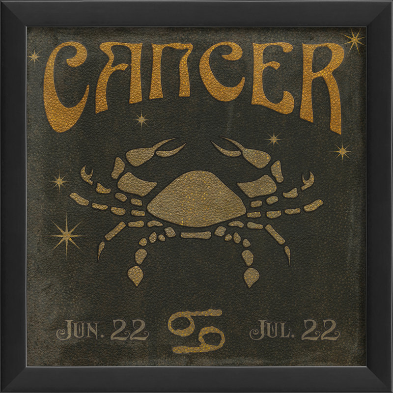 « cancer », impression encadrée Zodiac