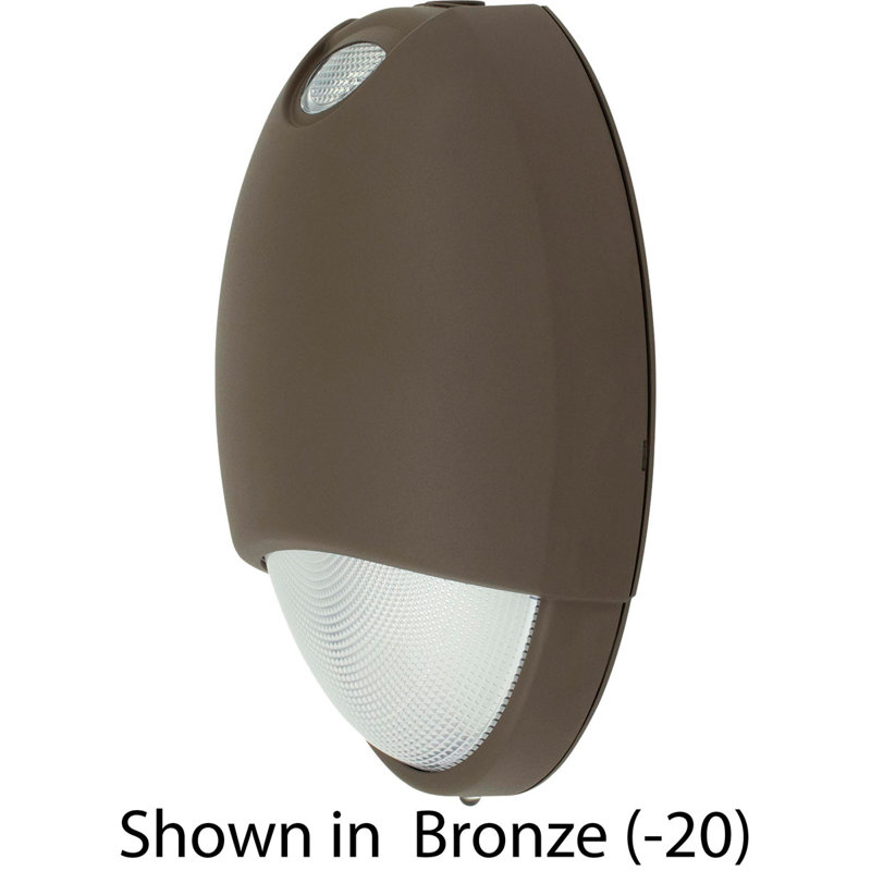 Dark Bronze Die-Cast Aluminum LED Emergency Light