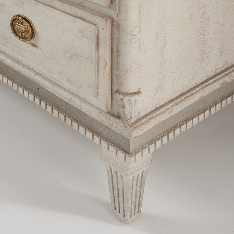 Gustavian 4 - Drawer Dresser