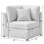 Chaise de coin Chauncy - ivoire-32854631