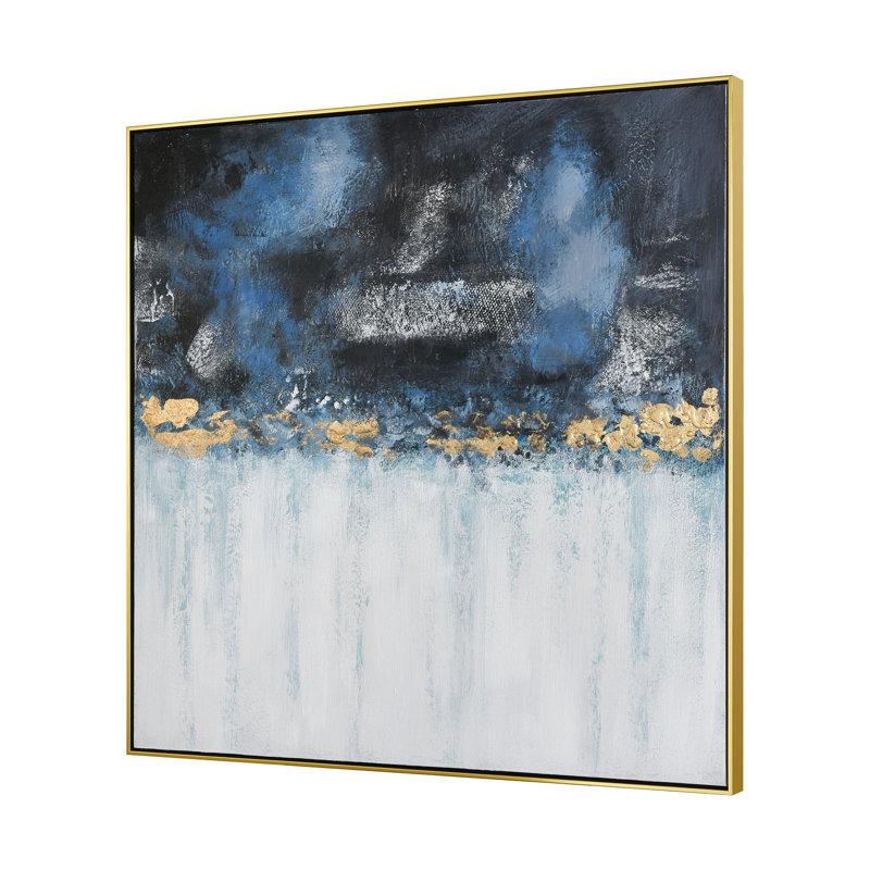 Art mural encadré Living Blues
