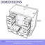 Meuble-lavabo autoportant en MDF de 91 cm (36 po) en bois massif, lavabo simple, étagère réglable, séparateur de tiroir multifonctionnel et accessoires de quincaillerie complets-1664862095