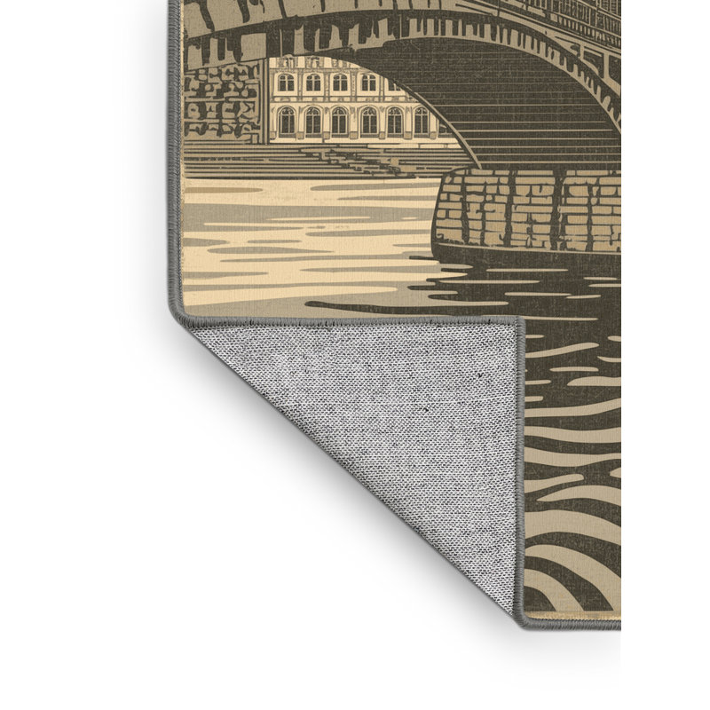 Tapis lavable à la machine Orkan Prague Charles Bridge, 4 x 2