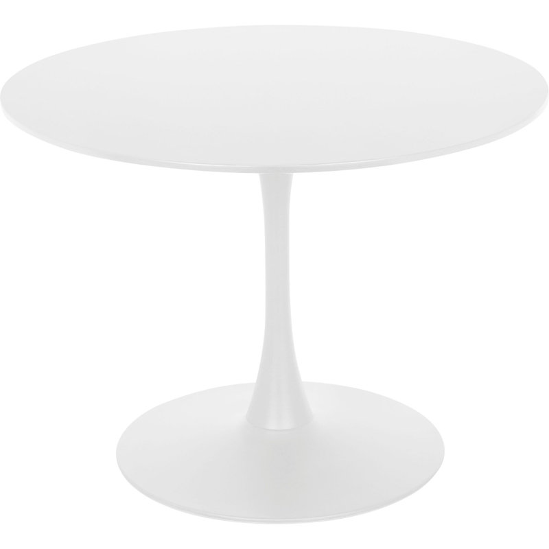 David Pedestal Dining Table, Black, 76cmH x 100cmL x 100cmW