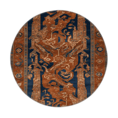 Tapis turc intérieur et extérieur brun