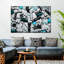 Dominoes and Chess Pop - Reproduction sur toile tendue-1186232915