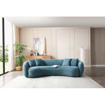 Canapé modulaire incurvé 102 po Boucle