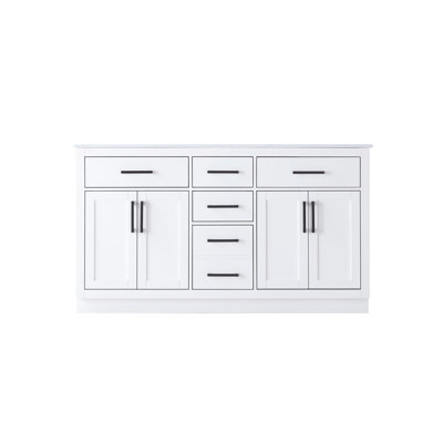 Meuble-lavabo double 60 po Ahner