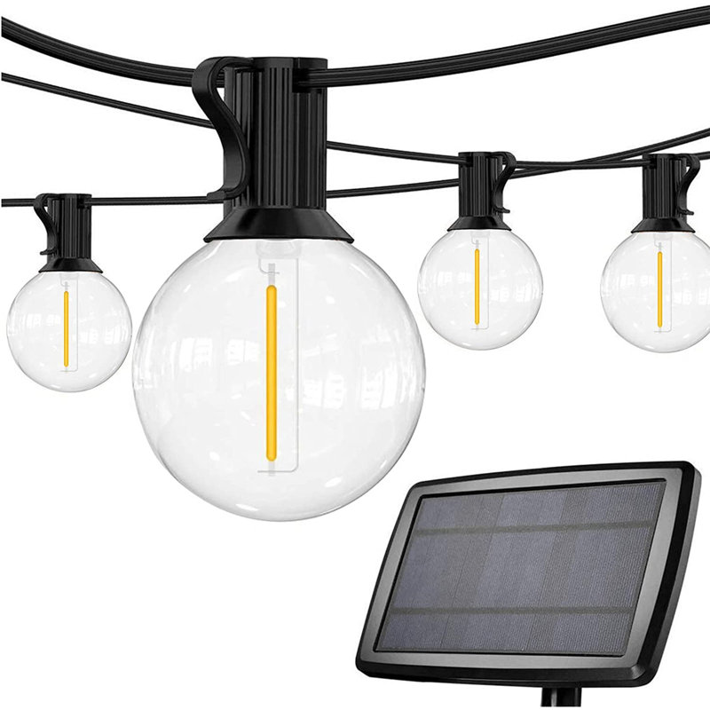 24 - Bulb 576'' Solar Powered LED Globe String Light