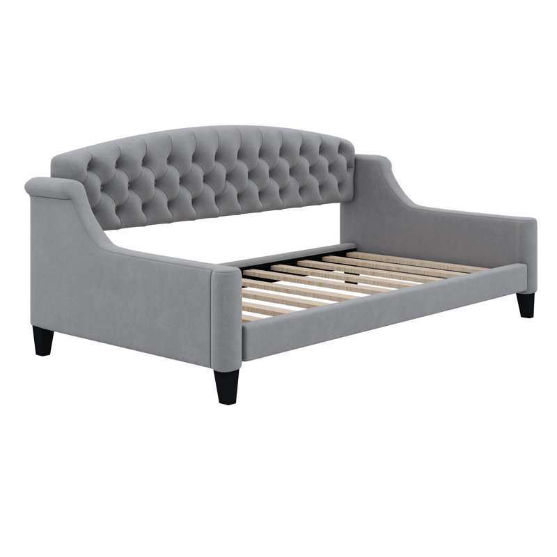 Breannon Upholstered Daybed, Twin, Gray