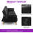 Demeo 65" Vegan Leather Convertible Sofa-853443467