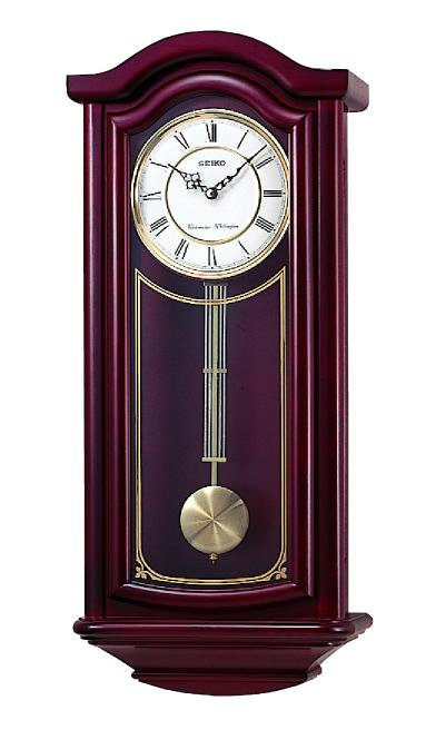 Wall-Pendulum, Chimes, Quartz, Brown