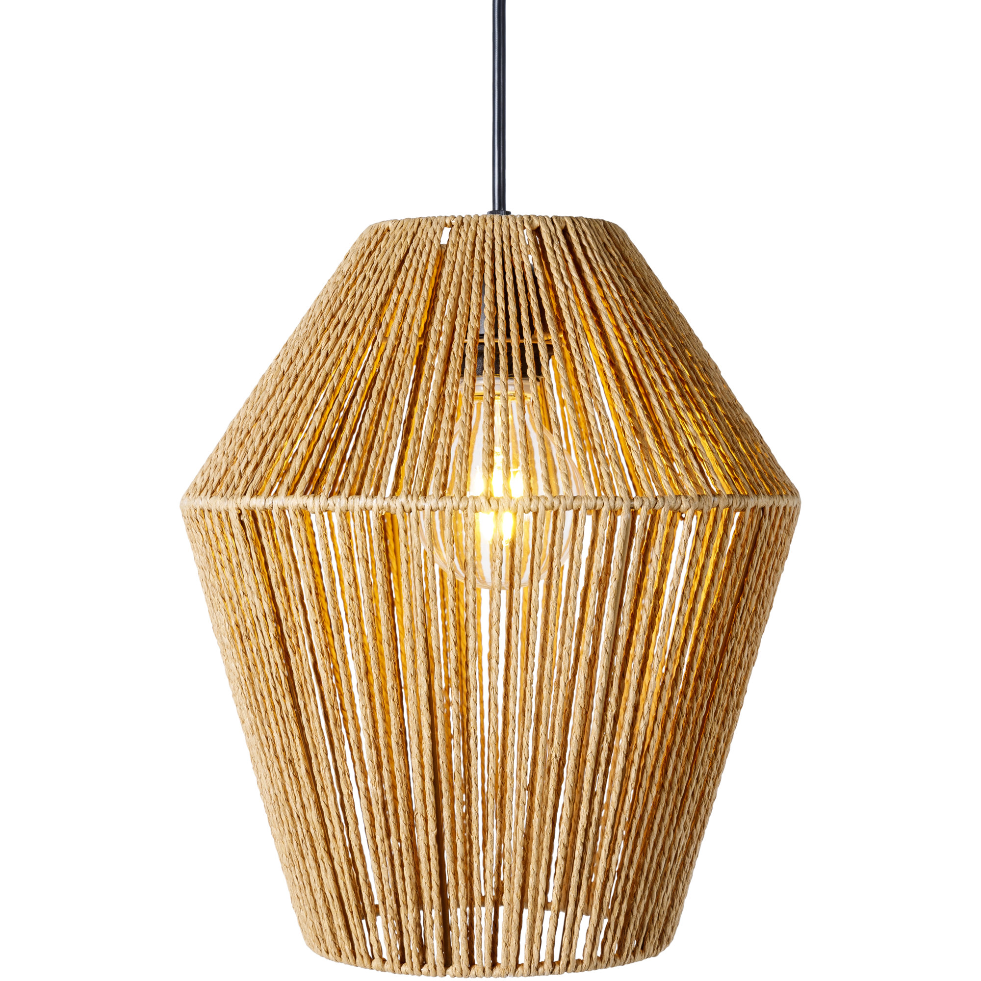 Medea Pendant Light, Beige, Beige