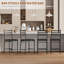 Counter Stool with Metal Frame-163734401-163734403