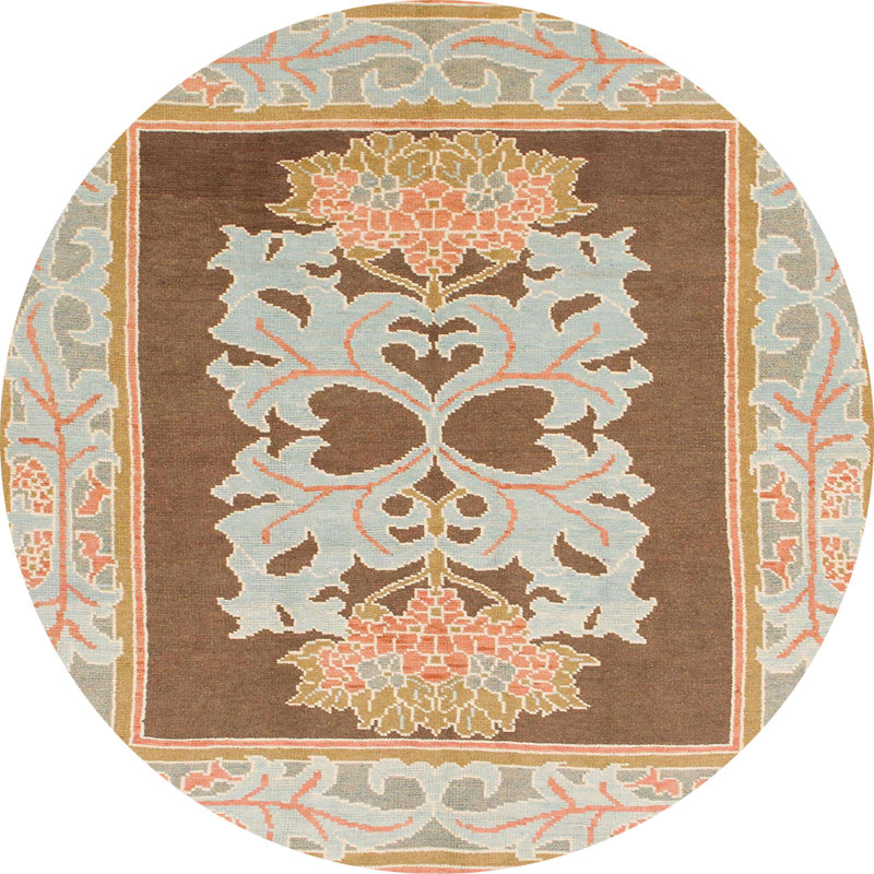 Tapis abstrait moderne 1207, Rond 4 pi