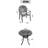 3-Piece Set Of Cast Aluminum Patio Furniture With  Cushions-114663625