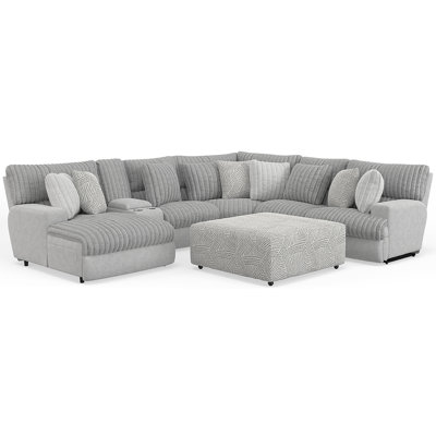 Marietta Six Piece Sectional With Matching Ottoman