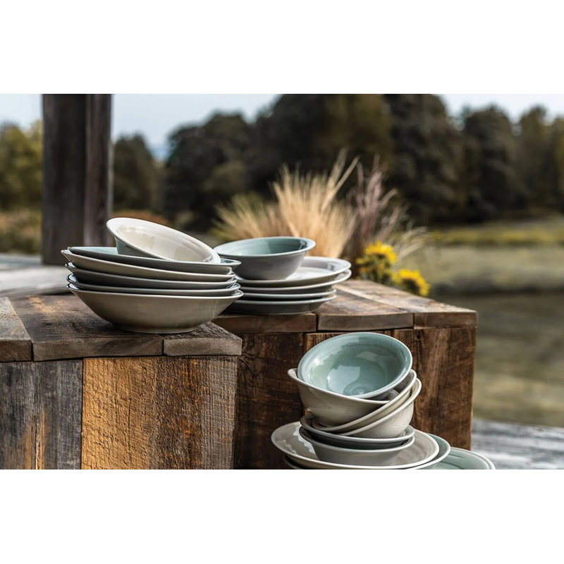 Belmont Pasta Bowl, Crackle Celadon