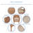 4 - Person Patio Dining Set with Round Table , Cushions Included-12655416-12638217